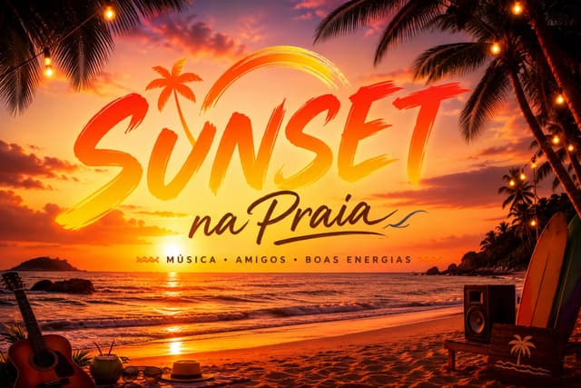 Sunset na Praia da Guarita em Torres